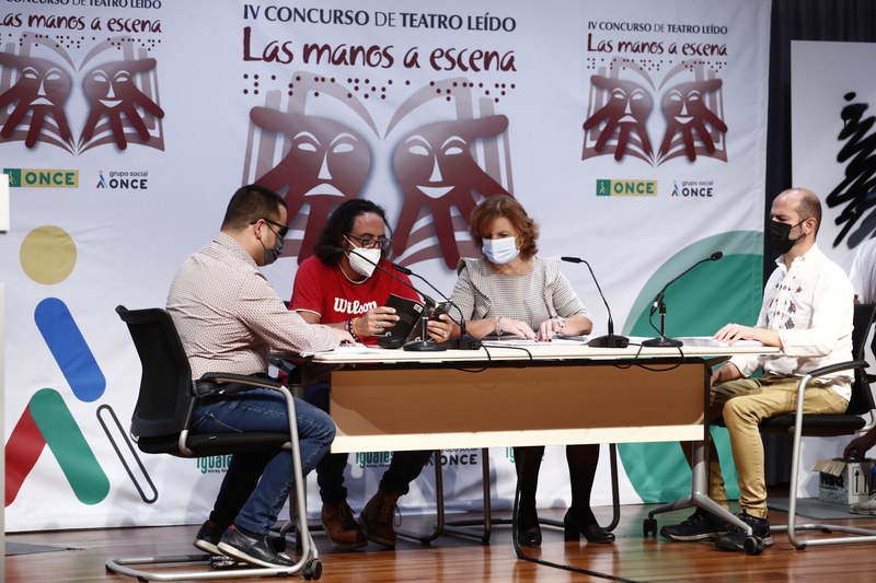 entrega premios Las manos a escena