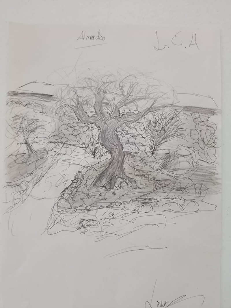 Uno de los dibujos realizados en un taller.