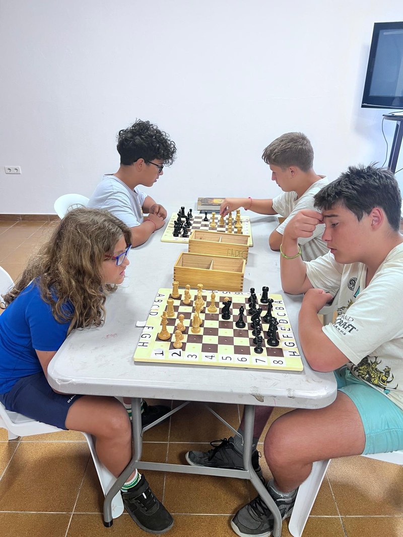 Semifinal del torneo de ajedrez.