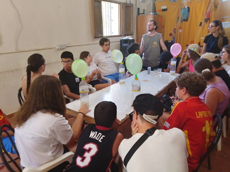 Taller de experimentos científicos.