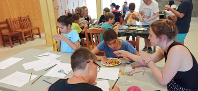 Foto grupal en el taller de pulseras romanas. Foto grupal en el taller de pulseras romanas.