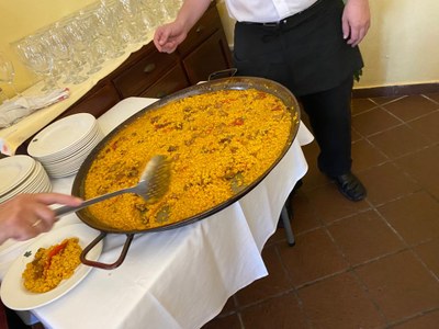 Foto de una paella