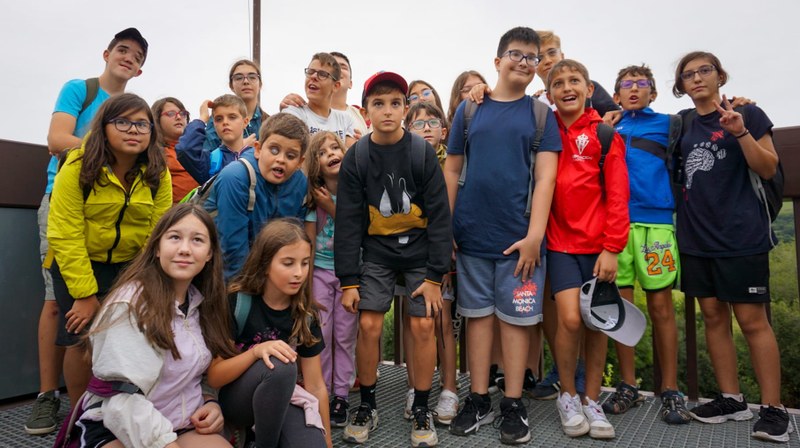 Foto de grupo día tres, en la excursión al laberinto.