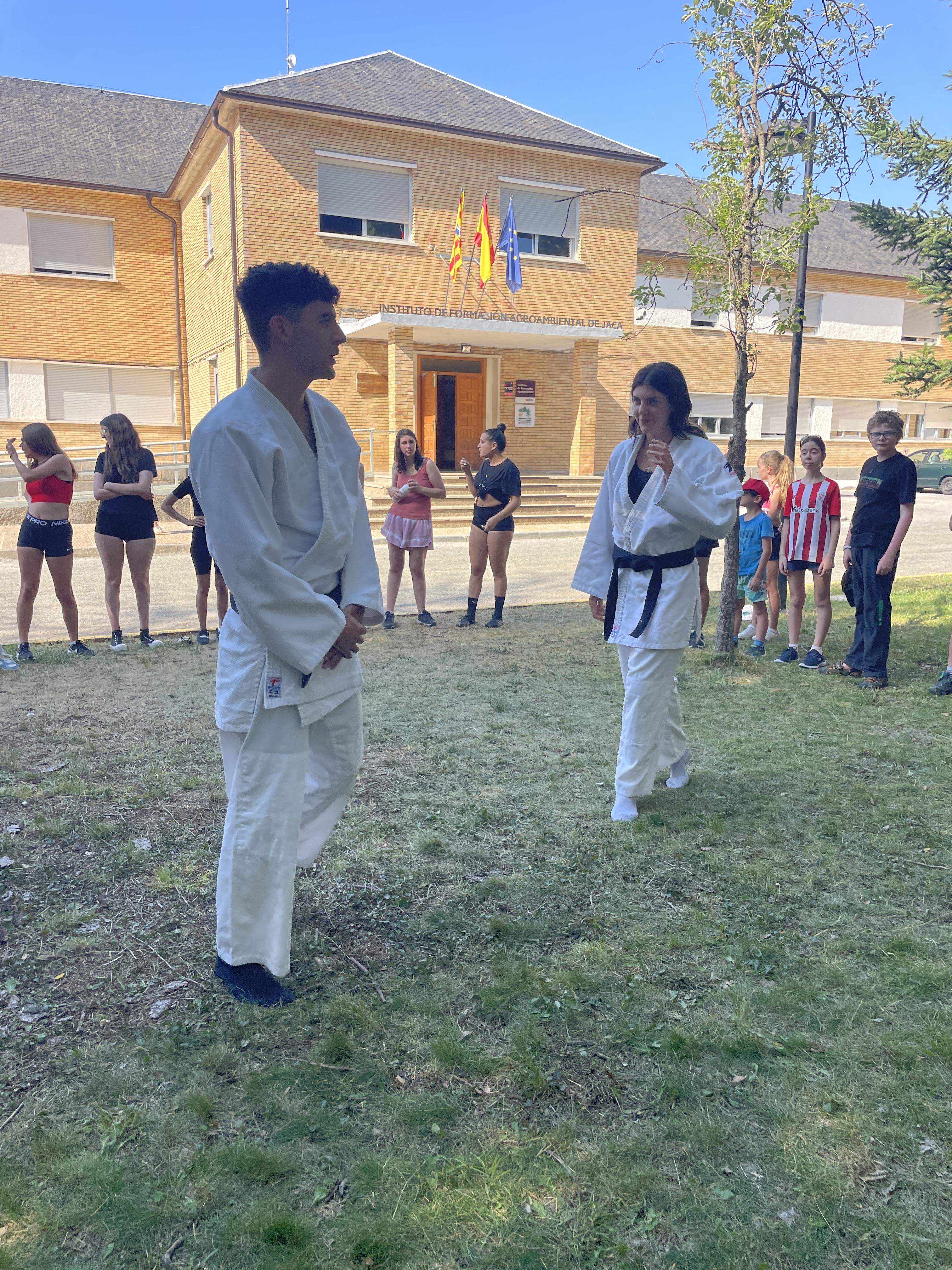 Explicaciones taller de Judo