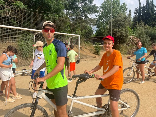 Preparados para la excursión en tandem